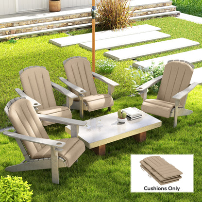 Set of 4 Outdoor Chair Cushions