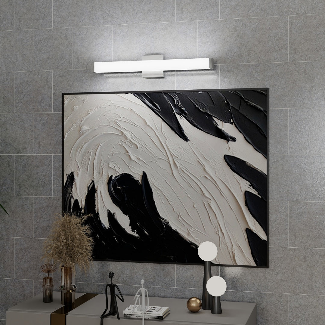 Nickel 25-Inch Cool White LED Vanity Light
