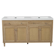 Wood Double Sink Vanity