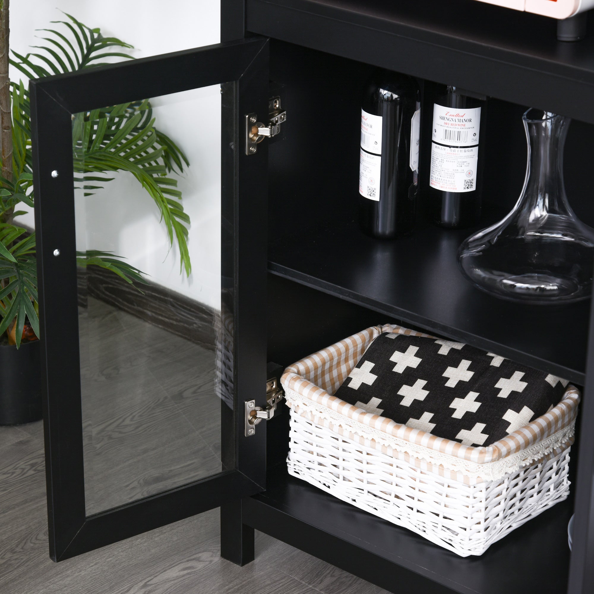 Adjustable Shelf Storage Hutch
