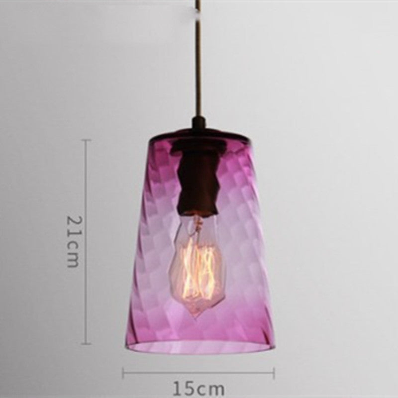Glass Minimalist Bar Chandelier