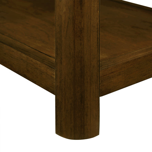 Rustic Wood Storage Table