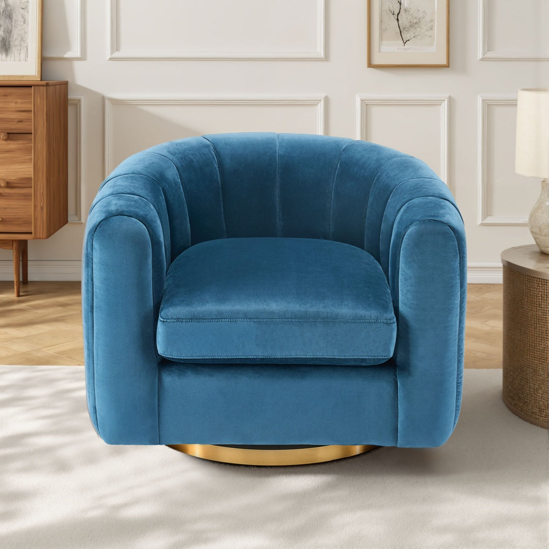 Velvet Rotary Single Sofa
