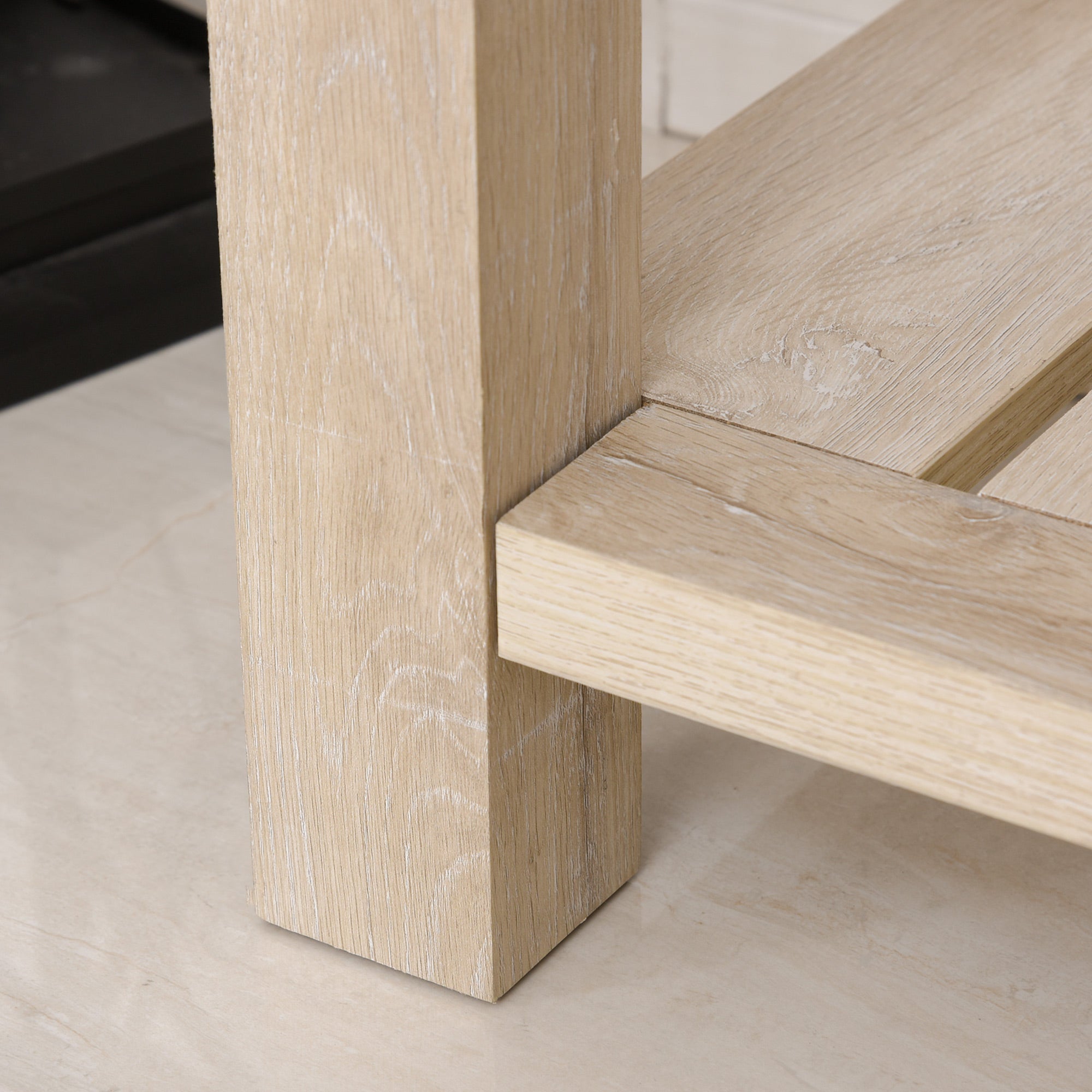 Black Entryway Console Table