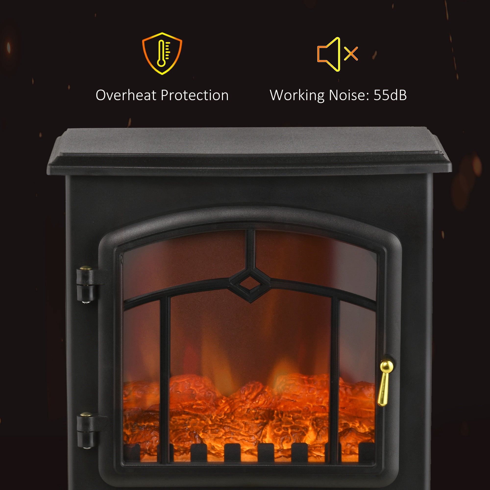 Freestanding Electric Fireplace Stove