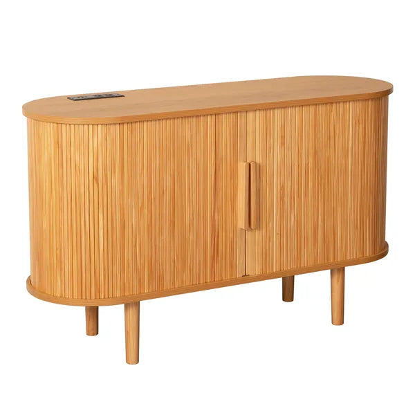 Modern Fluted Sideboard Cabinet