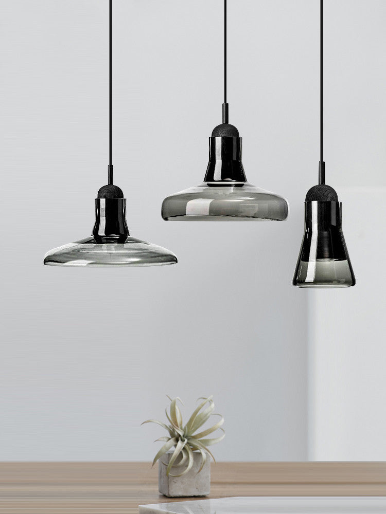 Glass Single Head Chandelier