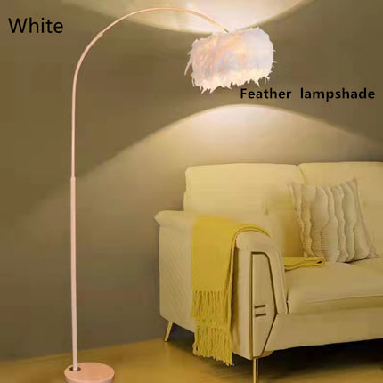 Fabric Iron Floor Lamp
