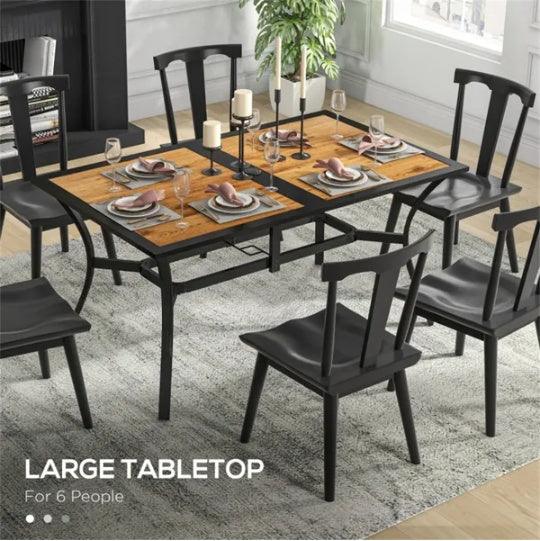 Glass Modern Coffee Table Large Fits Six