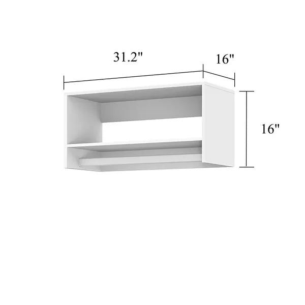 Wooden Modular Closet Organizer Modern Bathroom Storage
