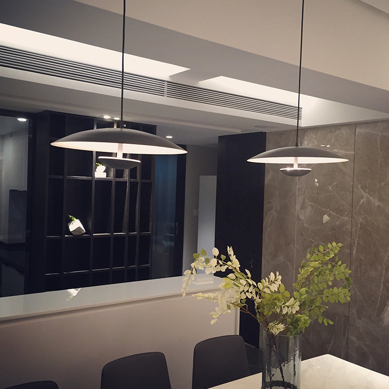 Nordic Simple Creative Restaurant UFO Chandelier Living Room Designer Sample Room Lamps