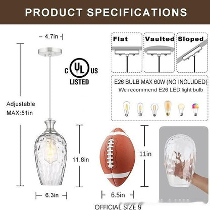 Glass Corridor Kitchen Kitchen Island Restaurant Small Pendant Lamp