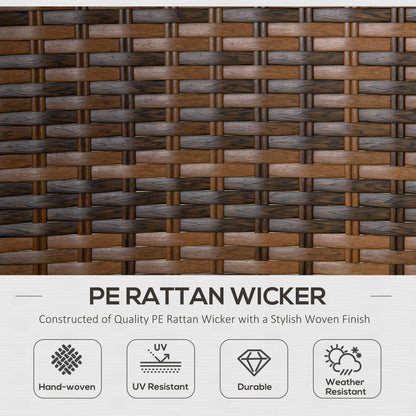 4 Piece PE Outdoor Patio Furniture Set