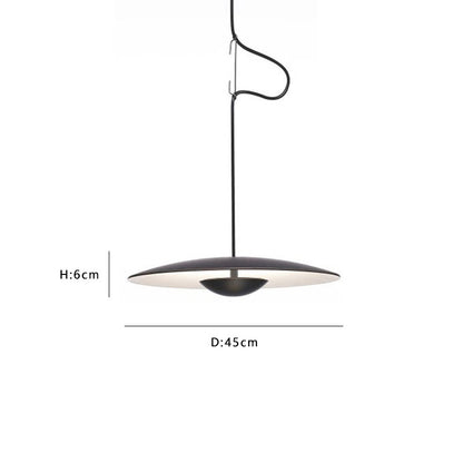 Nordic Simple Creative Restaurant UFO Chandelier Living Room Designer Sample Room Lamps