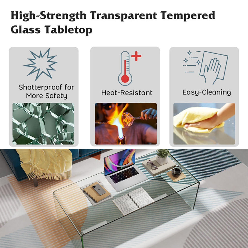 Glass Round Coffee Table