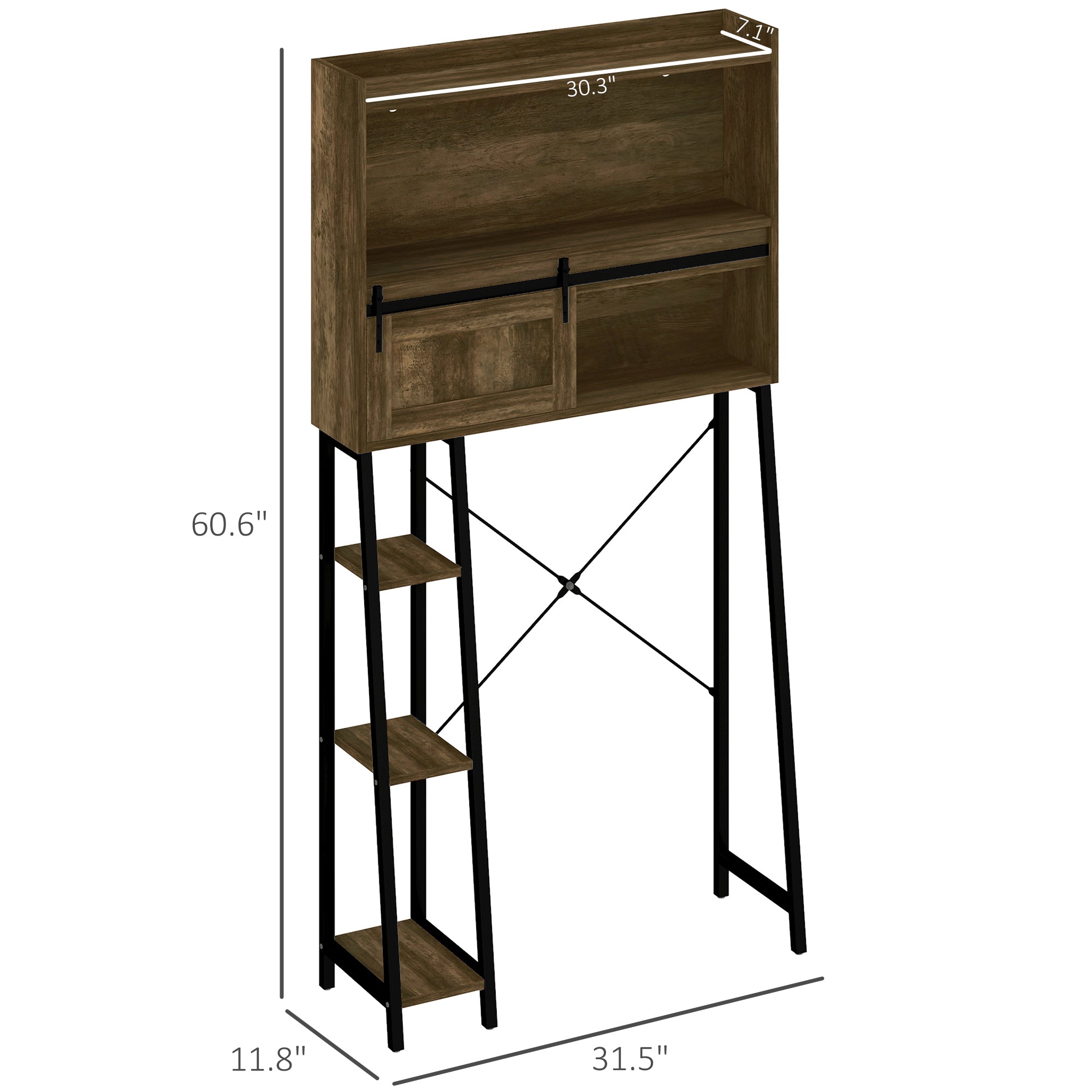 Rustic Steel Storage Cabinet