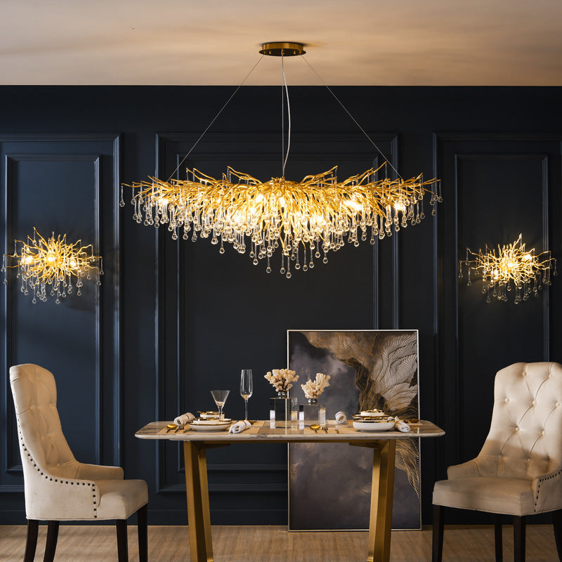 Glass Art Deco Pendant Light
