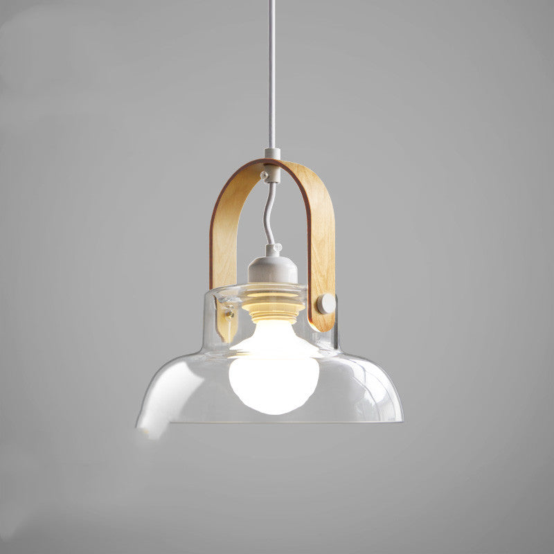 Glass Ring Bar Chandelier