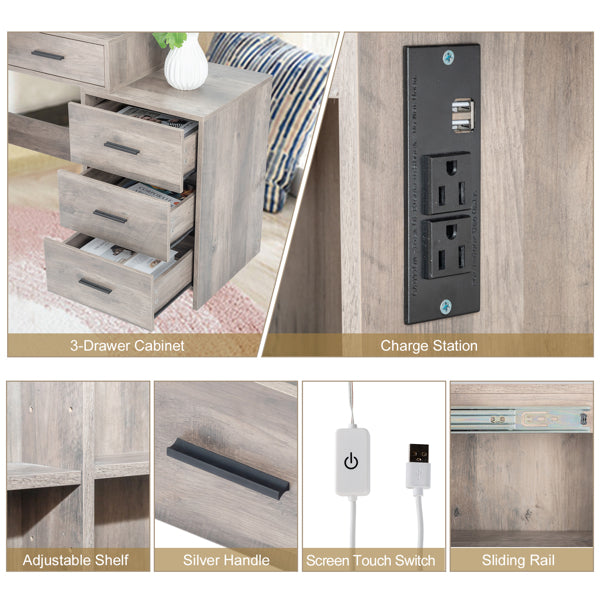 White Modern Vanity Table