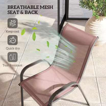 Set of 4 Outdoor Dining Chairs