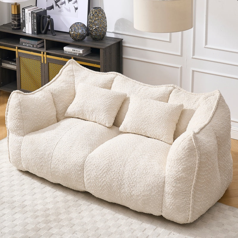 Boucle Bean Bag Chair