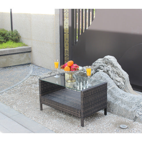 Brown Iron Coffee Table