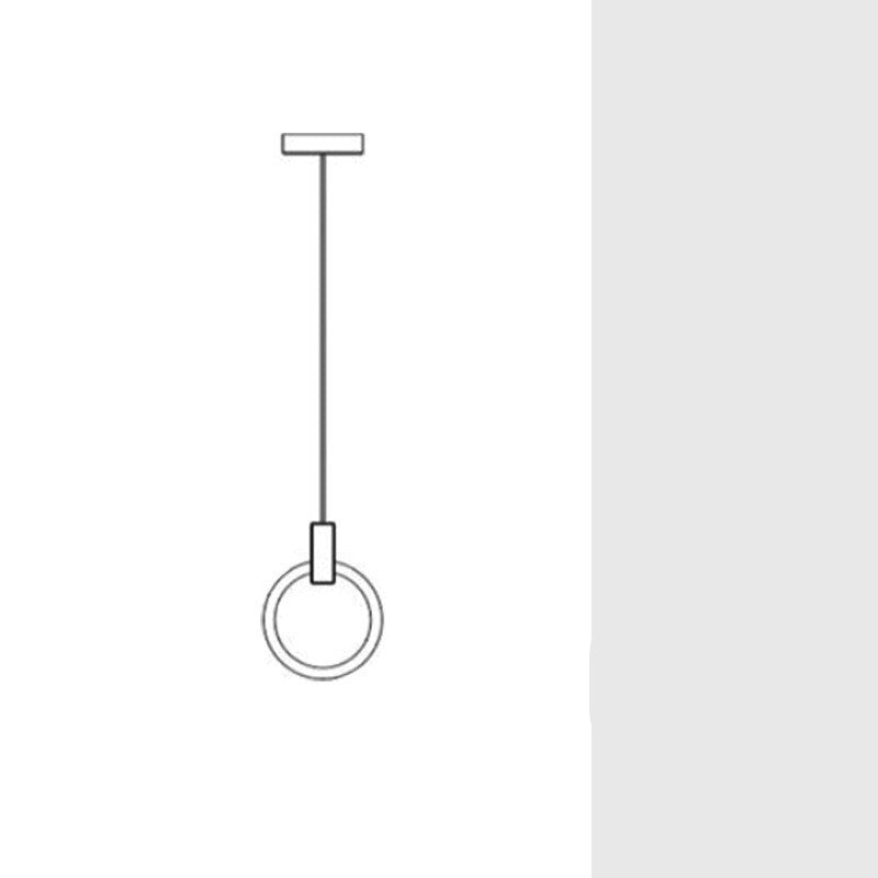 Wooden Ring Pendant Lamp