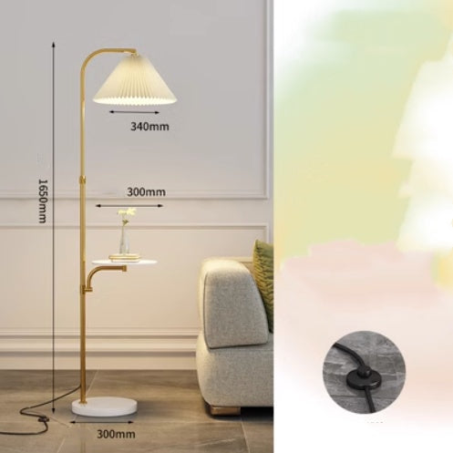 Wood Floor Sofa Lamp