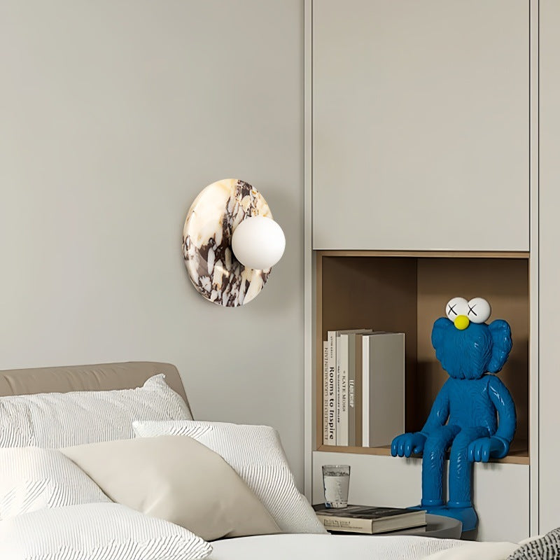 Background Wall Decoration High-grade Marble Bedroom Bedside Wall Lamp