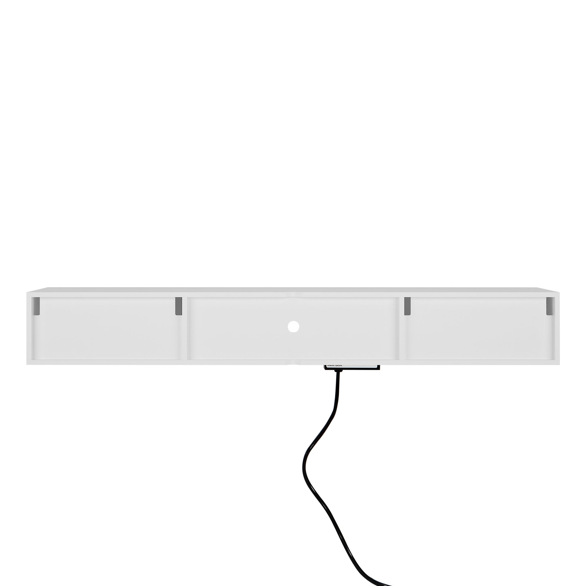 White Gloss LED TV Stand