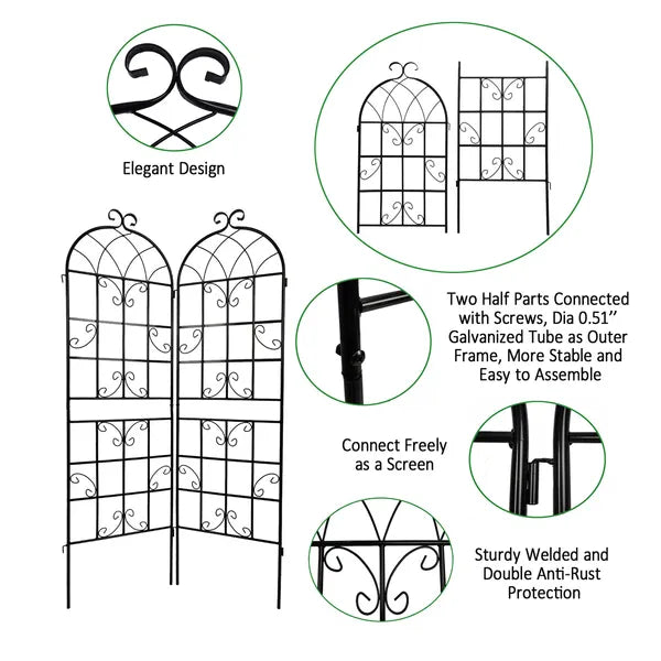 Metal Trellis 2-Pack Set