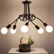 Minimalist Iron Tube Chandelier
