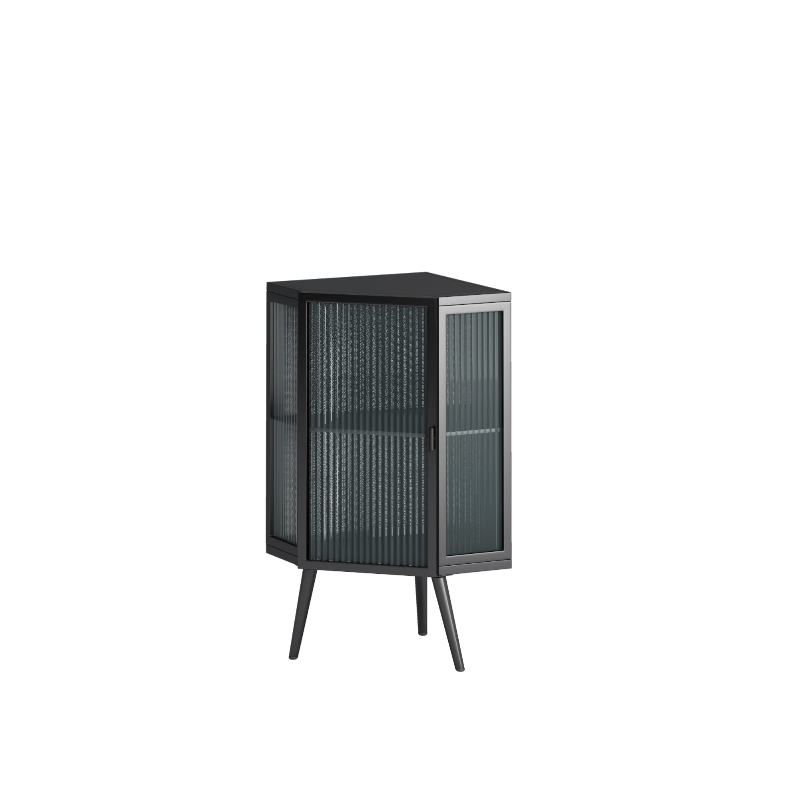 Glass Corner Cabinet