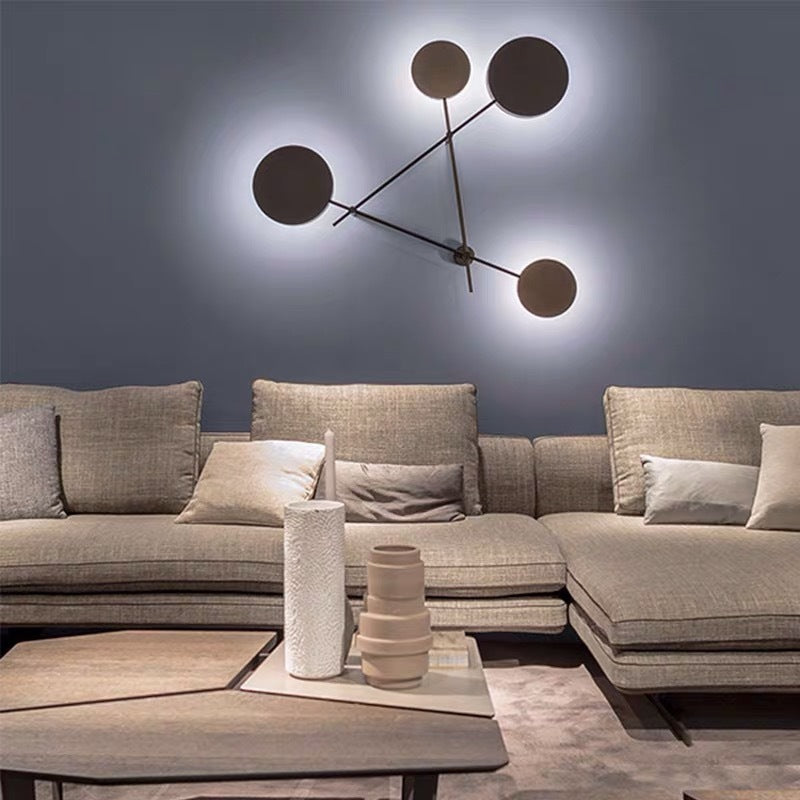 Nordic Industrial Style Triangular Living Room Modern Wrought Iron Led Wall Lamp