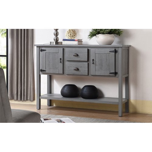 Rustic Wood Sideboard Table