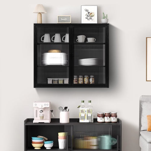 Black Metal Wall Cabinet