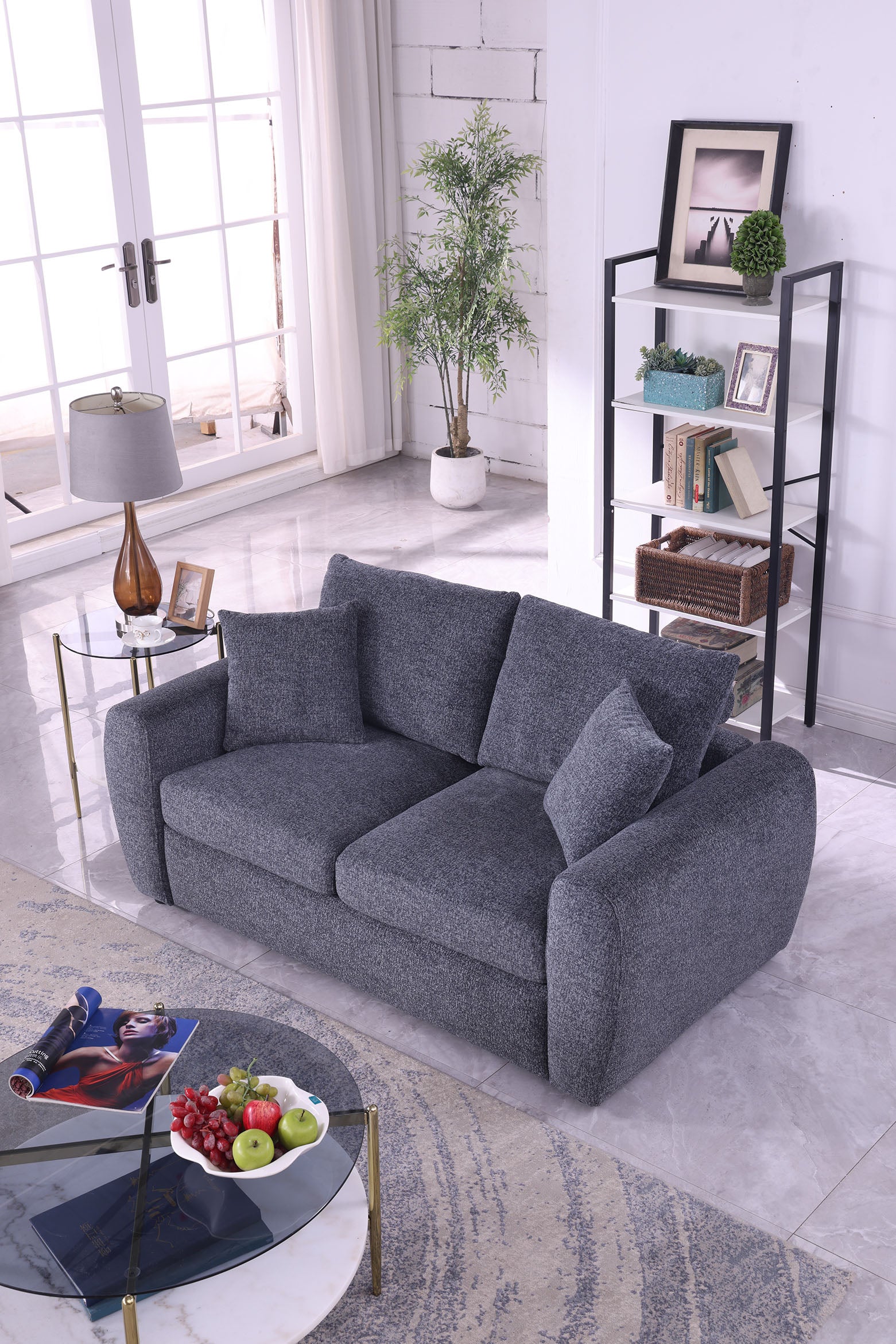 Grey Compressed Sofa