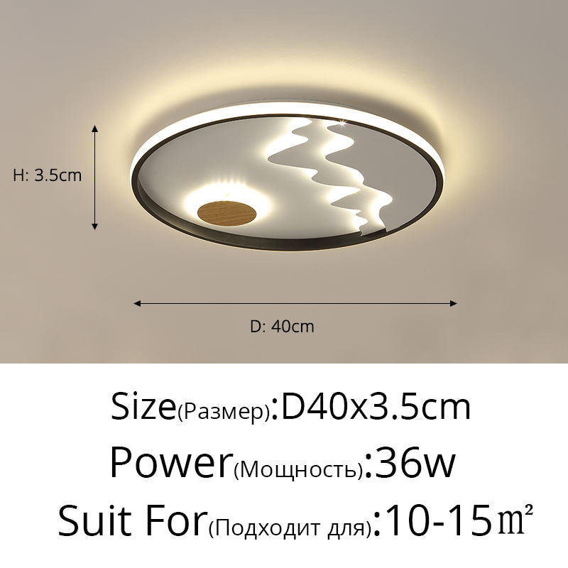 Dome Lamp In Round Bedroom