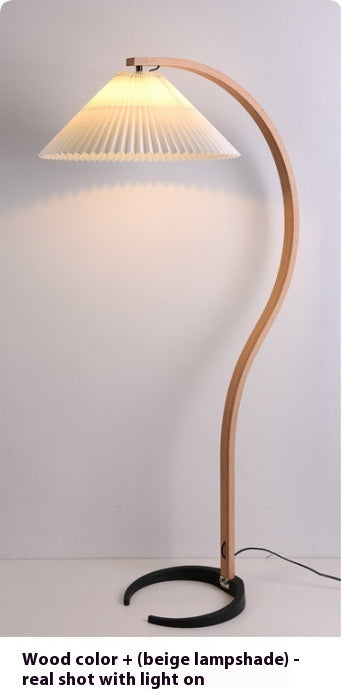 Wood Nordic Floor Lamp