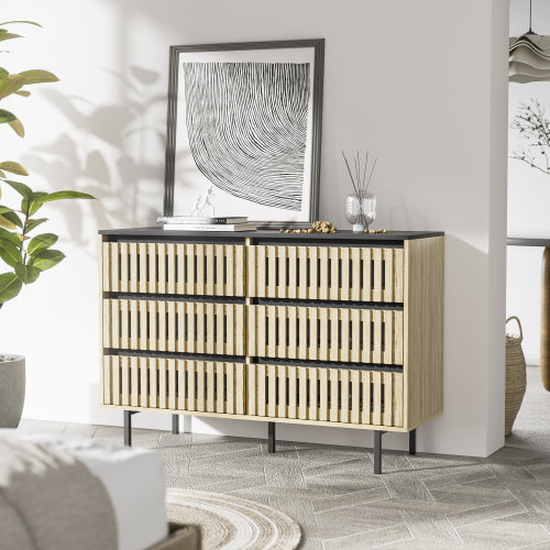 Natural Black Storage Cabinet