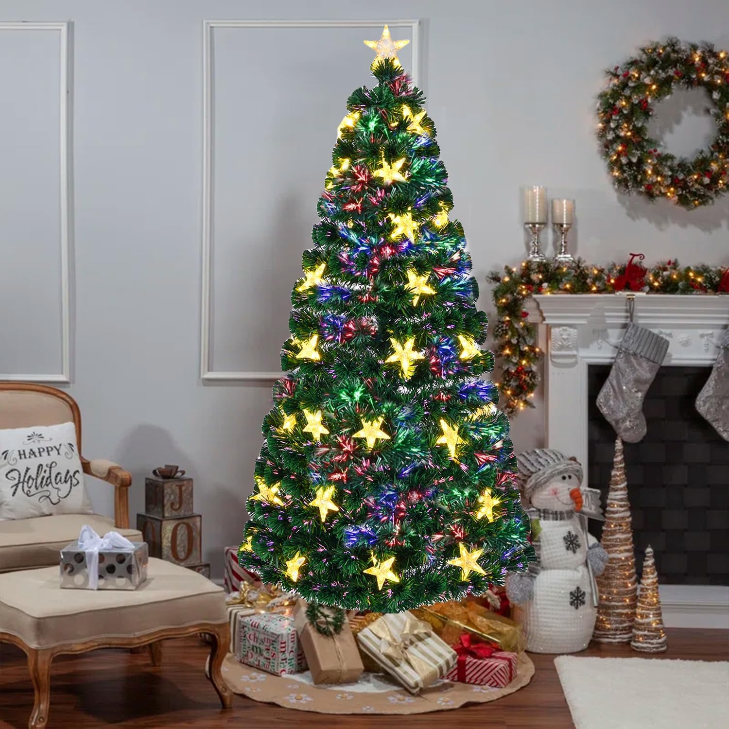 Fiber Optic Spruce Tree