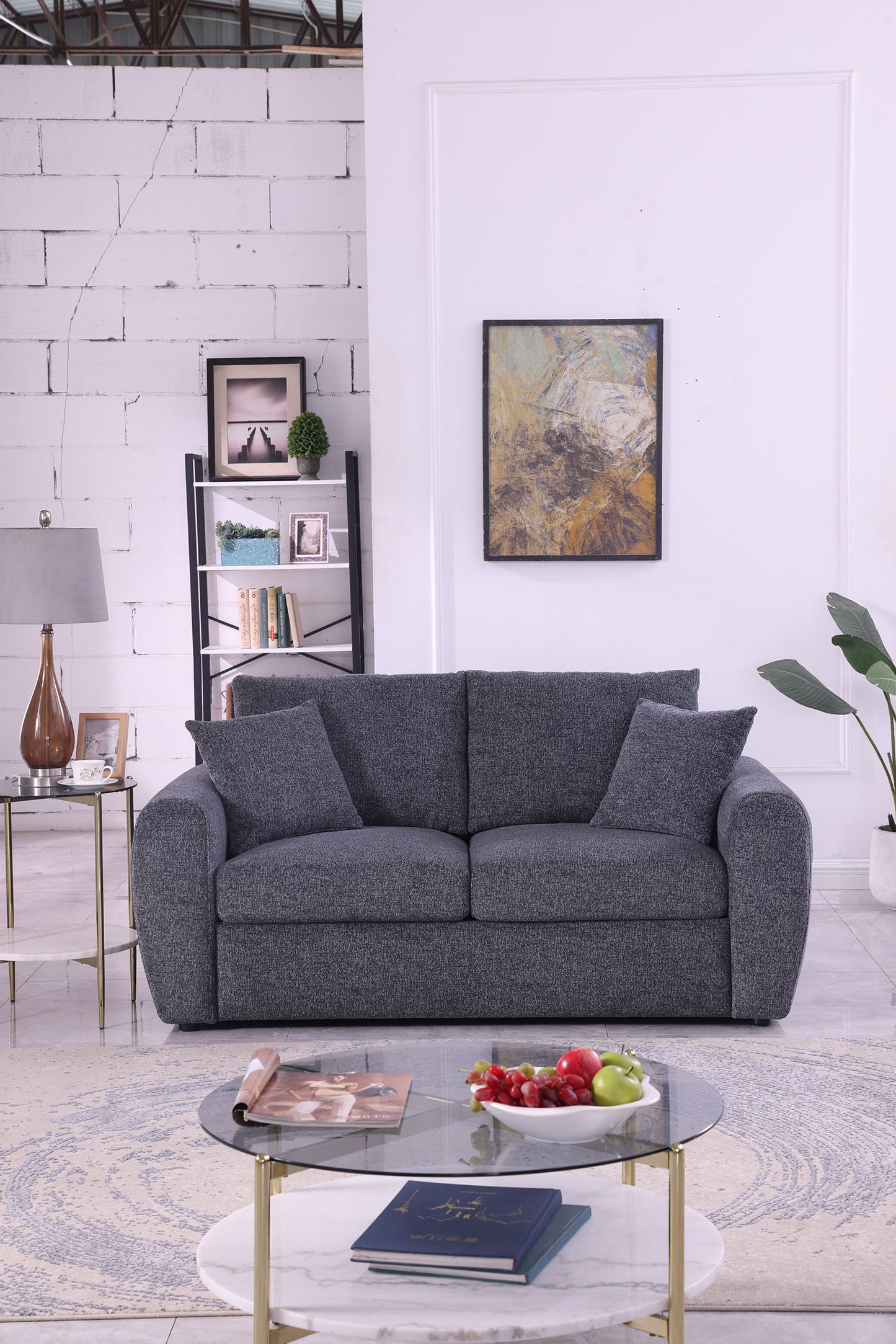 Modern Minimalist Comfortable Compressed GREY Sofa