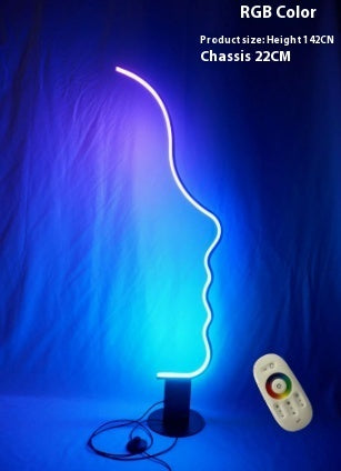 Art Face Modern Floor Lamp