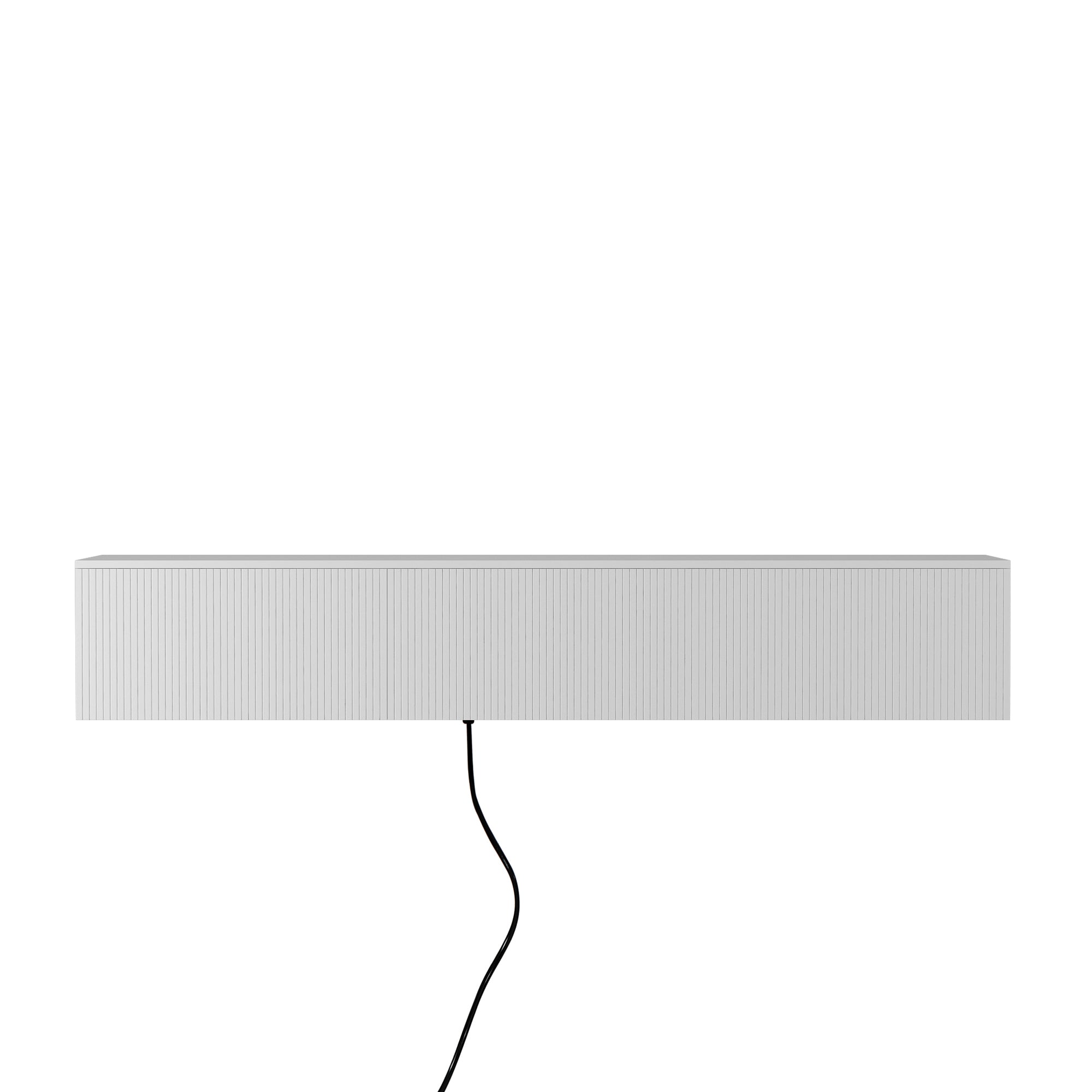 White LED Floating TV Stand