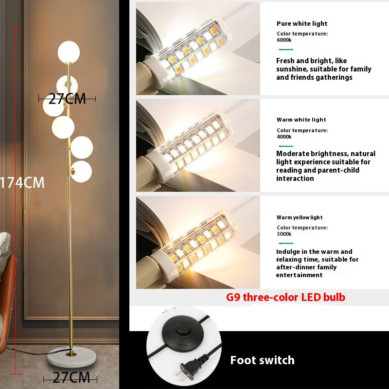 Black Ribbon Floor Lamp