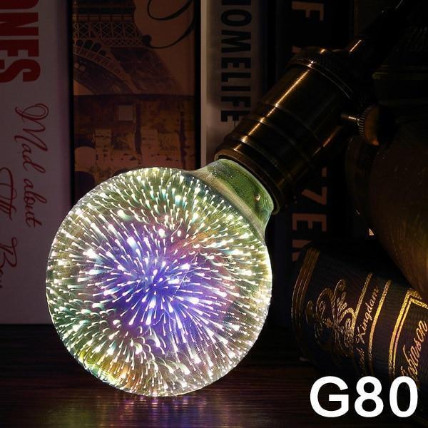 3D Firework LED Bulb