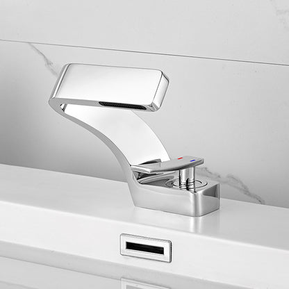 Household single hole hand wash basin faucet