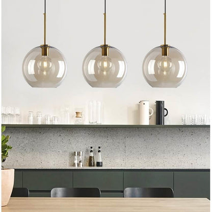 Creative Glass Chandelier Retro Restaurant Bedside Lamp