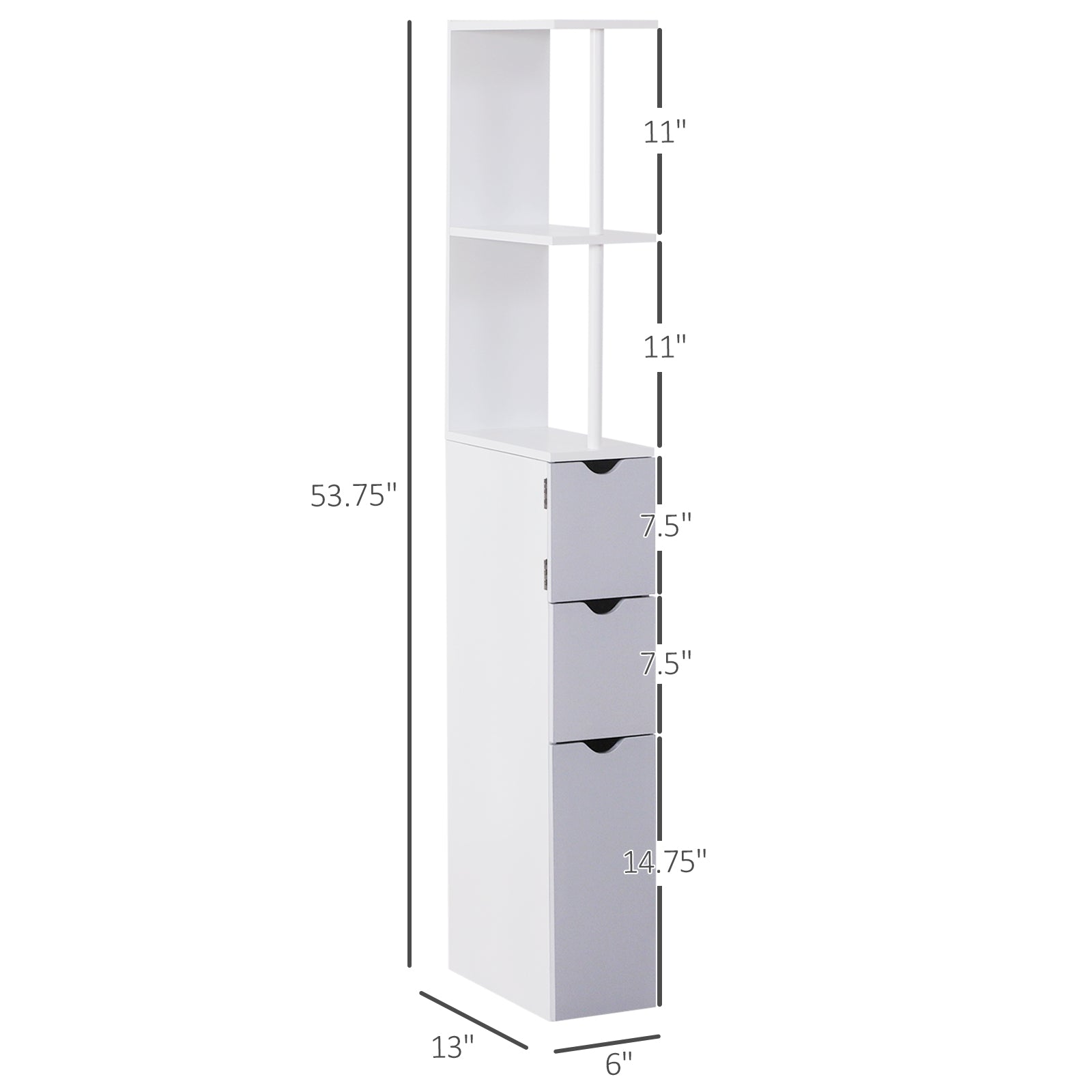 Modern Tall Storage Cabinet