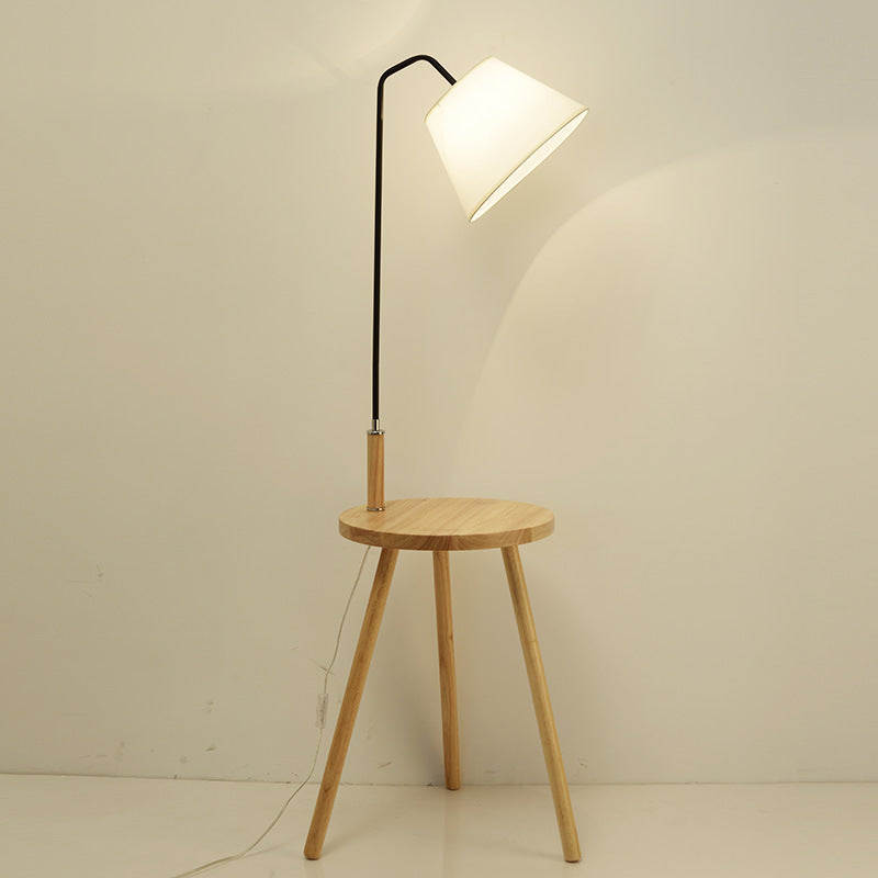 Wooden Vertical Floor Lamp